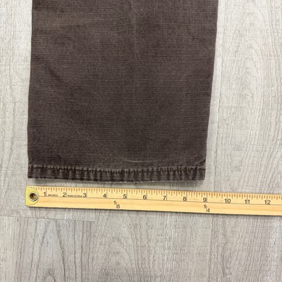 Vintage Wrangler Riggs Workwear Cargo Pants Men's 34x32 Brown Utility Grunge - Picture 9 of 9